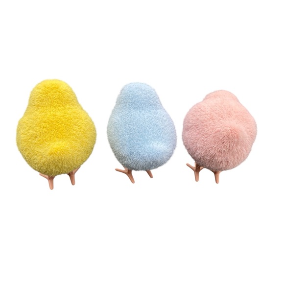 🔴Target Bullseye Set of Three Plush Chick Figurines - Picture 4 of 11